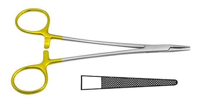 TC MICROVASCULAR Голкотримач; прямий; із зубчиками; 20,0см. Tontarra Medizintechnik GmbH